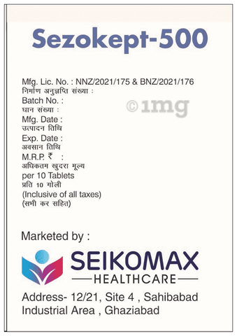 Sezokept 500 Tablet image