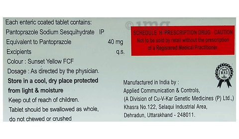 Panon 40mg Tablet image Panon 40mg Tablet image