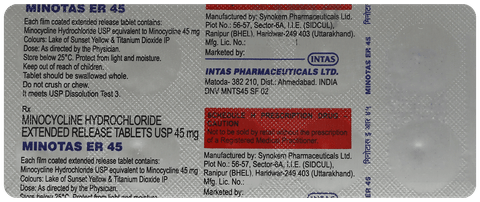 Minotas 45mg Tablet ER image