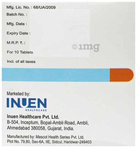 Inudap M 10/500 Tablet ER image Inudap M 10/500 Tablet ER image