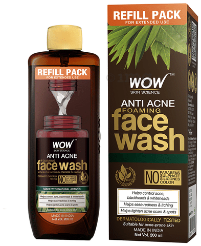Wow acne face deals wash