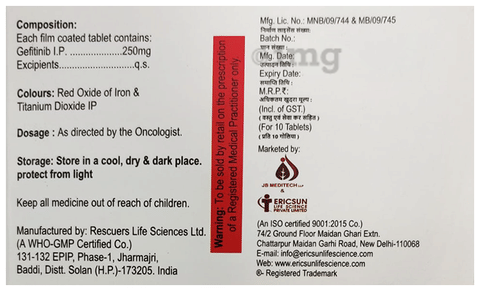 Erigeft 250mg Tablet image Erigeft 250mg Tablet image