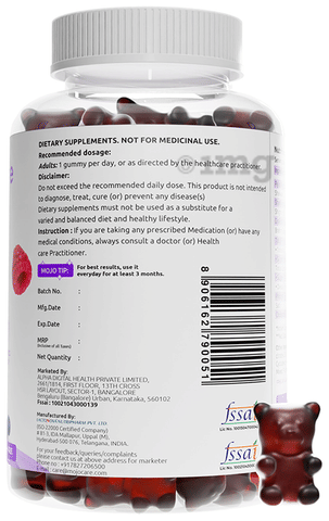 Mojocare Sharp Focus Gummies Mixed Fruit image Mojocare Sharp Focus Gummies Mixed Fruit image