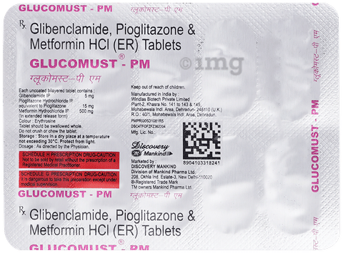 Glucomust-PM Tablet ER image Glucomust-PM Tablet ER image