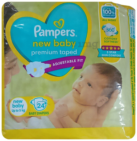 Pampers New Baby Premium Taped Diaper: Buy packet of diapers