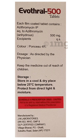 Evothral 500 Tablet image