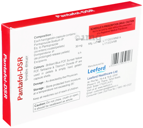 Pantafol DSR 30mg/40mg Capsule PR image