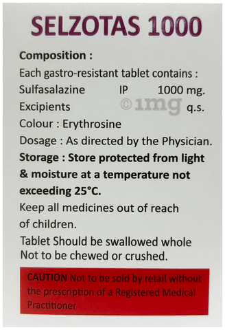 Selzotas 1000 Tablet image Selzotas 1000 Tablet image