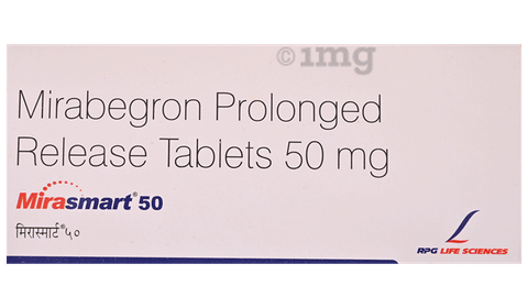Mirasmart 50 Tablet PR image Mirasmart 50 Tablet PR image