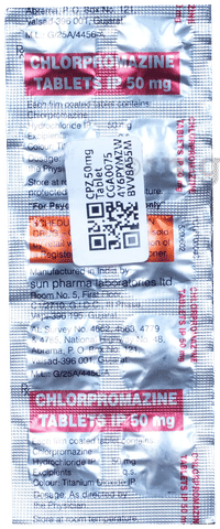 Chlorpromazine  50 Tablet image