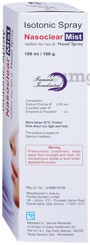 Nasoclear mist nasal spray sale