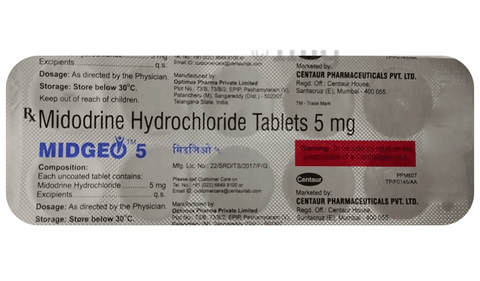 Midgeo 5mg Tablet image