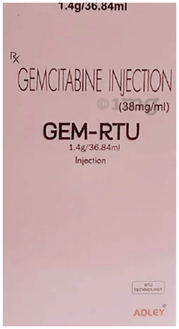 Gem RTU 1400mg Injection image Gem RTU 1400mg Injection image