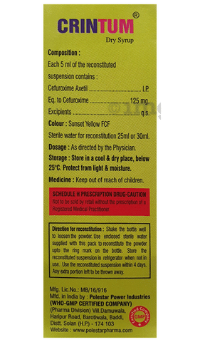 Crintum Dry Syrup image