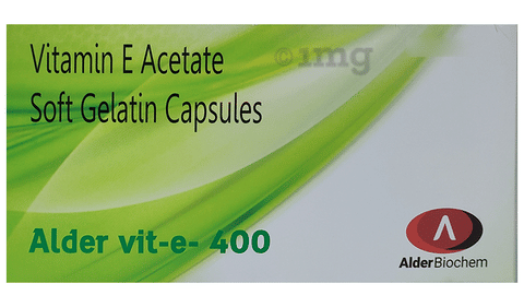 Alder Vit-e 400 Soft Gelatin Capsule image