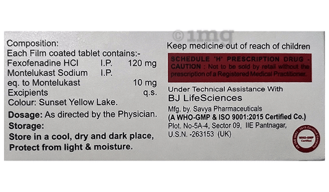 Fexoshine-M Tablet image Fexoshine-M Tablet image