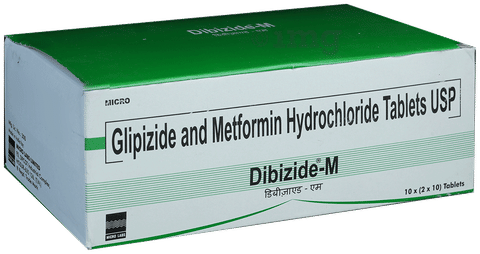 Dibizide M 5mg/500mg Tablet image