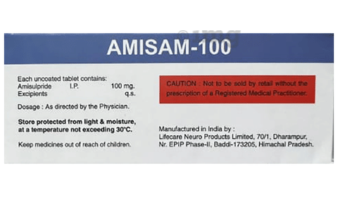 Amisam 100mg Tablet image Amisam 100mg Tablet image