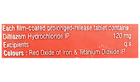 Diltiazone SR 120 Tablet image