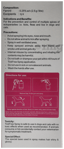 Tickfree Spray Pet image Tickfree Spray Pet image