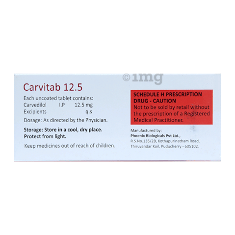 Carvitab 12.5 Tablet image