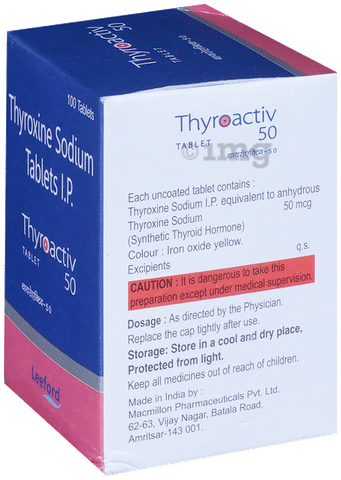 Thyroactiv 50 Tablet image Thyroactiv 50 Tablet image