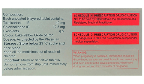 Telmisat CT 40 Tablet image Telmisat CT 40 Tablet image