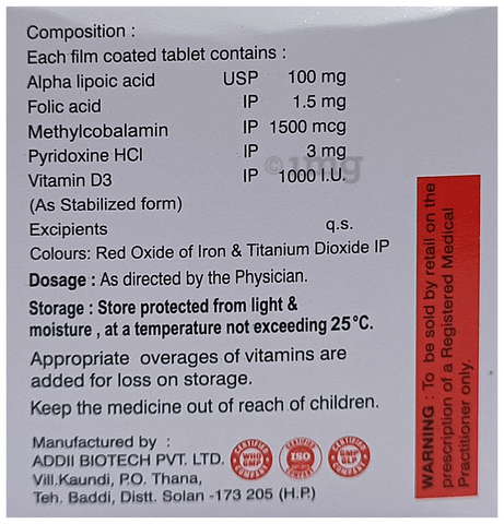Nuroden-D3 Tablet