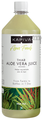 Kapiva Aloe Vera Juice For Skin Hair Health Buy bottle of 1.0