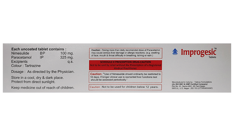 Improgesic Tablet image