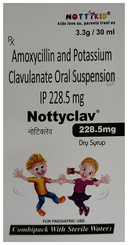 Nottyclav 228.5mg Dry Syrup