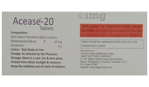 Acease 20 Tablet image