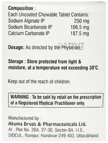 Gastro Raft Chewable Tablet Peppermint Dry image Gastro Raft Chewable Tablet Peppermint Dry image
