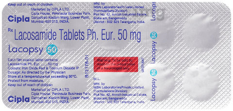 Lacopsy 50mg Tablet image