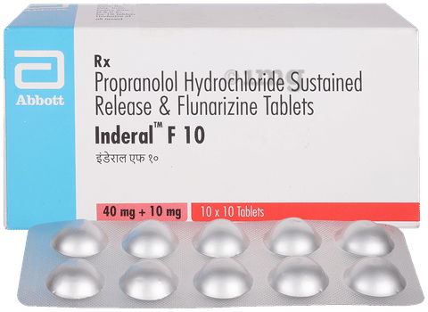 Inderal F 10 Tablet SR image
