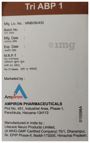 Tri ABP 1 Tablet ER image Tri ABP 1 Tablet ER image