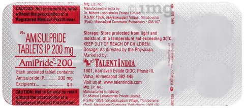 Amipride 200mg Tablet image
