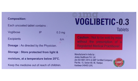Voglibetic 0.3 Tablet image