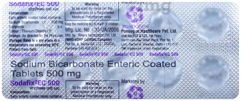 Sodafix-EC 500 Tablet image