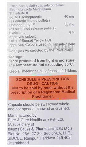 Spraz-D 40 Capsule SR image