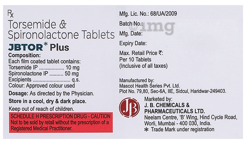 Jbtor Plus 50mg/10mg Tablet image Jbtor Plus 50mg/10mg Tablet image