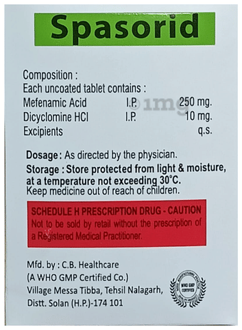 Spasorid Tablet image Spasorid Tablet image