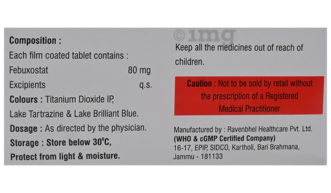 Febumore 80 Tablet image Febumore 80 Tablet image