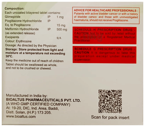Glimsay MP 1 Tablet ER image