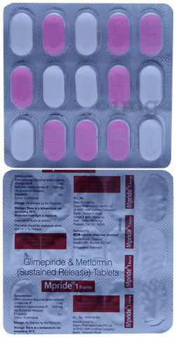 Mpride 1 Forte Tablet SR image