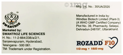 Rozadd F10 Tablet
