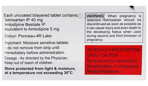 Amlong-TL 40 Tablet image