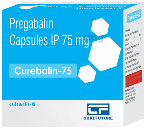 Curebalin 75 Capsule image