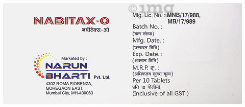 Nabitax-O Tablet DT