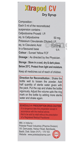 Xtrapod-CV Dry Syrup image Xtrapod-CV Dry Syrup image